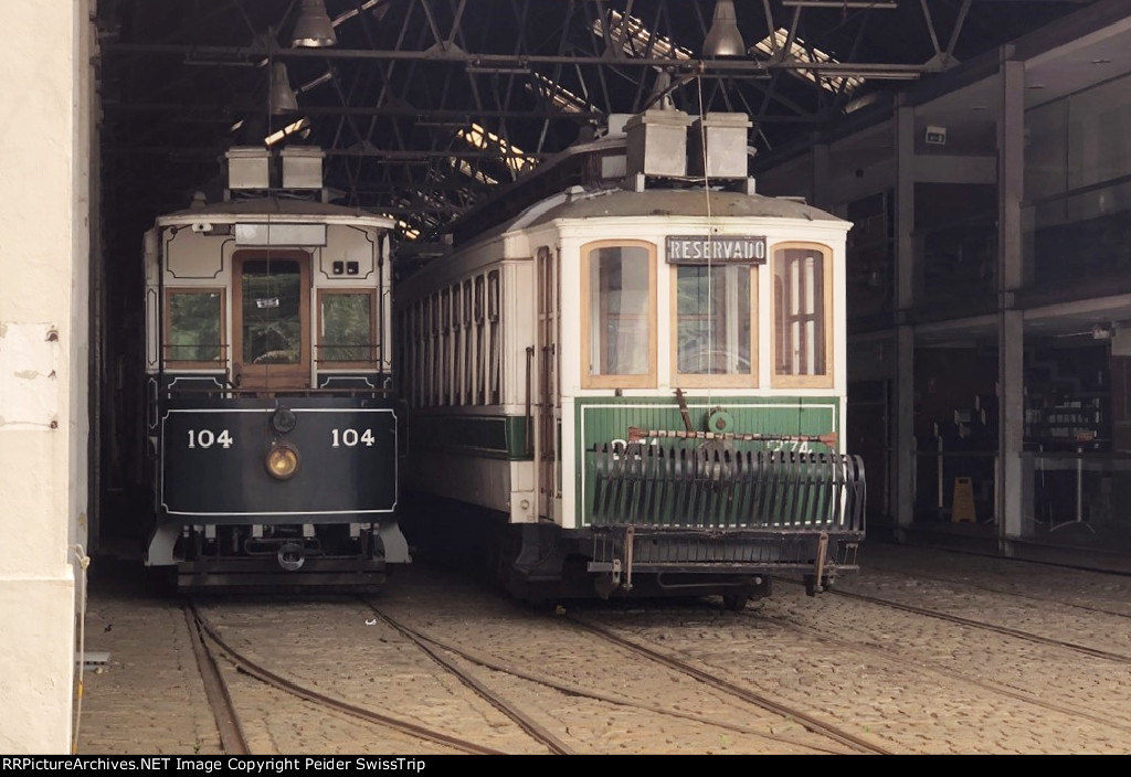 Historic streetcars in Porto